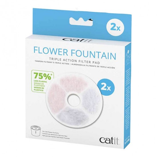 Catit filtre pour abreuvoirs à triple action paquet de 2