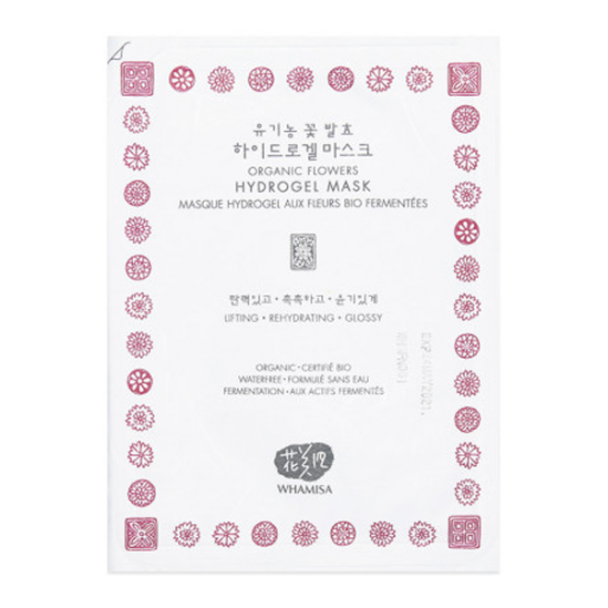Whamisa masque hydrogel aux fleurs bio fermentées 33gr