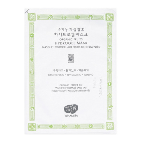 Whamisa masque hydrogel aux fruits bio fermentés 33gr