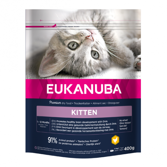 Eukanuba Kitten aliment sec 400gr