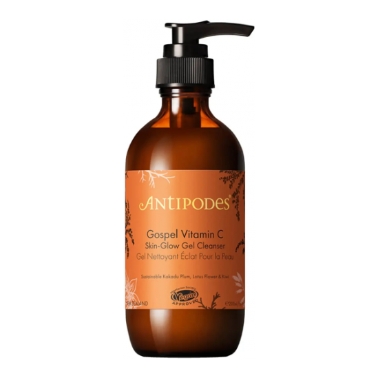 Antipodes Gospel Vitamin C gel nettoyant éclat pour la peau 200ml