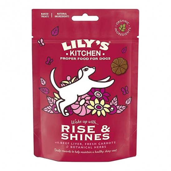 Lily's Kitchen Rise & Shines biscuits au foie de bœuf pour chien 80gr