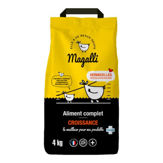 Magalli aliment complet croissance 4kg