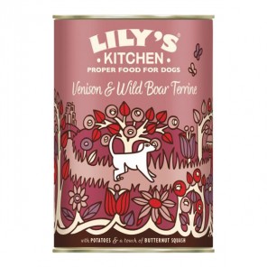 Lily's Kitchen Venison & Wild Boar Terrine pour chien 400gr