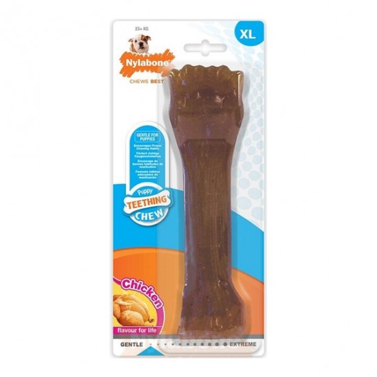 Nylabone Puppy Teething Chew os de poulet pour chiot XL