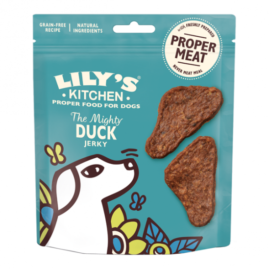Lily's Kitchen Le Mighty Duck Jerky pour chiens 70gr