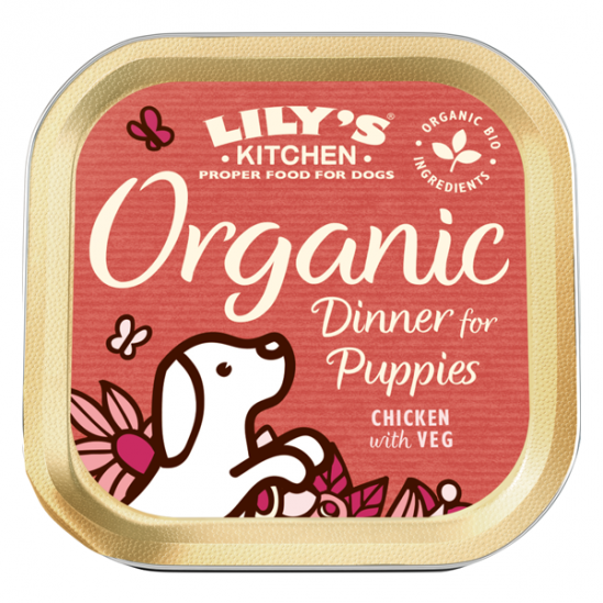Lily's Kitchen Organic Dinner bio pour chiots 150gr