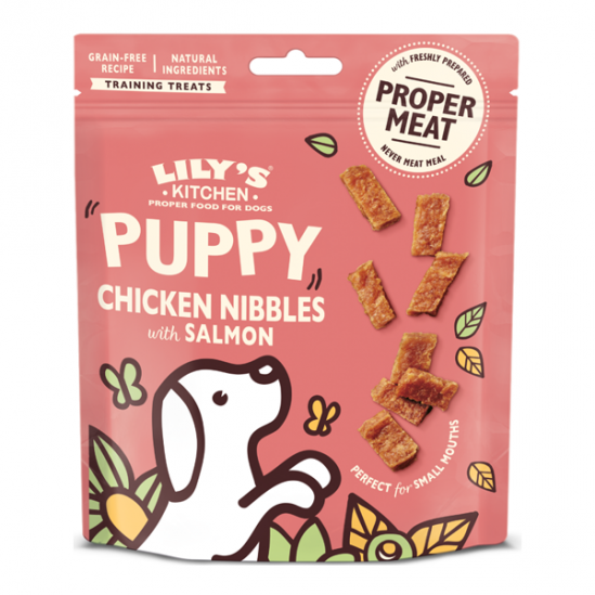Lily's Kitchen Puppy Chicken Nibbles au saumon pour chiots 70gr
