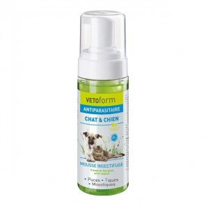 Vetoform mousse insectifuge pour chien et chat 150ml