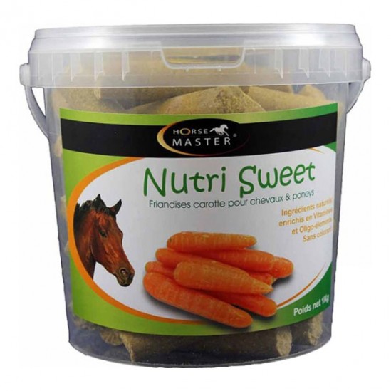Horse Master Nutri Sweet friandises saveur carottes pour cheval 1kg