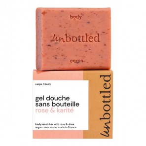 Unbottled gel douche sans bouteille abricot & karité 110gr