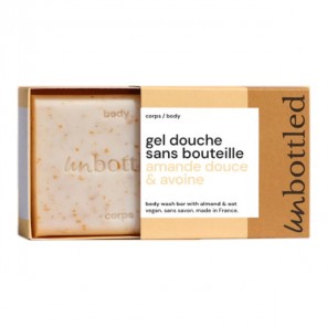 Unbottled gel douche sans bouteille abricot & karité 110gr