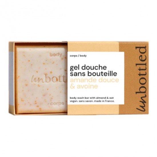 Unbottled gel douche sans bouteille abricot & karité 110gr
