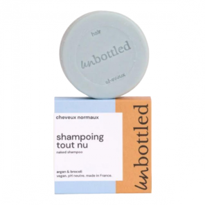 Unbottled shampoing tout nu cuir chevelu sensible 75gr