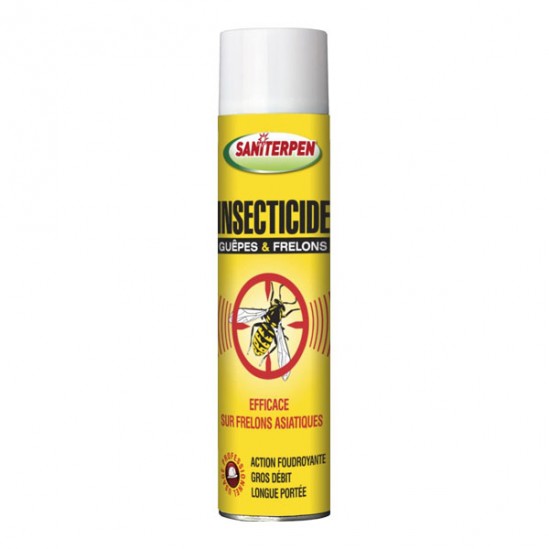 Saniterpen Insect insecticide anti guêpes et frelons 600ml
