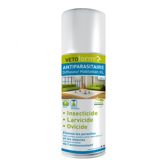 Vetoform Antiparasitaire Diffuseur Habitation XL 250ml