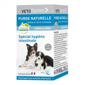 Vetoform Purge naturelle chien et chiot 50 comprimés