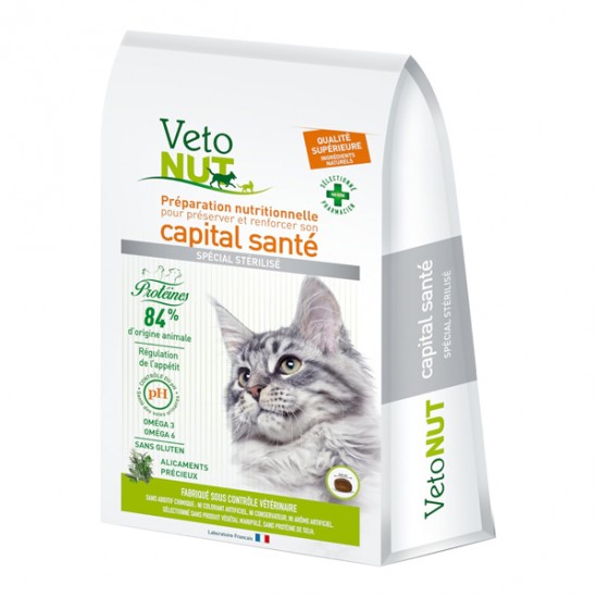 VetoNut croquettes chat spécial surpoids 1kg
