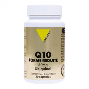 Vitall+ q10 reduit ubiquinol 100mg 30 capsules