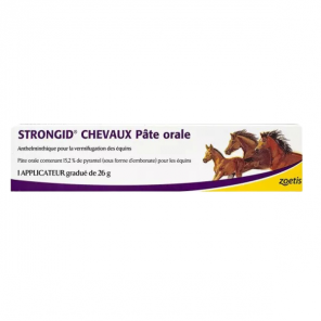 Strongid chevaux pâte orale 26gr