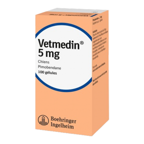Boehringer Vetmedin 5mg 100 gélules