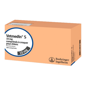 Boehringer Vetmedin S 10mg comprimés à croquer