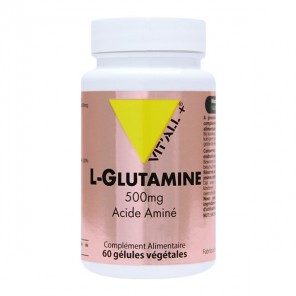 Vitall+ l-glutamine 500mg 60 gélules