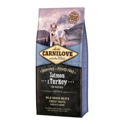 Carnilove chiot croquettes saumon et dinde 12kg
