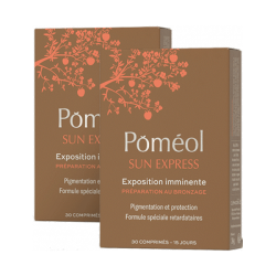 Poméol Sun Express exposition imminente 60 comprimés