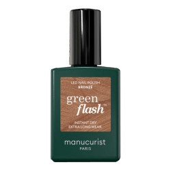 Manucurist Green Flash vernis à ongles marron bronzé 15ml