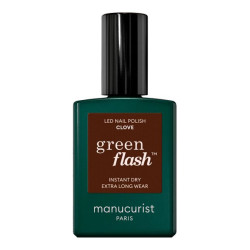 Manucurist Green Flash Clove vernis à ongles marron chocolat 15ml