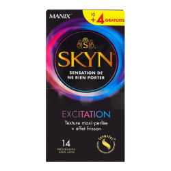Manix Skyn Excitation 14 préservatifs sans latex
