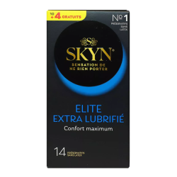 Manix Skyn Elite Extra Lubrifié 14 préservatifs sans latex