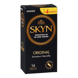 Manix Skyn Original 10 préservatifs + 4 préservatifs gratuits