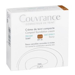 Avène Couvrance Crème de teint compacte fini mat soleil 5.0 SPF30 - 10gr