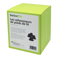 Betterlife Les rehausseurs de pieds de lit hauteur 14cm