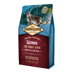 Carnilove chats adultes croquettes saumon 2kg