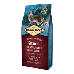 Carnilove chats adultes croquettes saumon 6kg