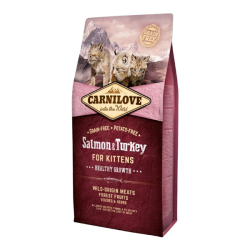 Carnilove chatons croquettes saumon et dinde 6kg