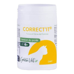 Greenvet Correct’it gestion du poids chat 30 comprimés