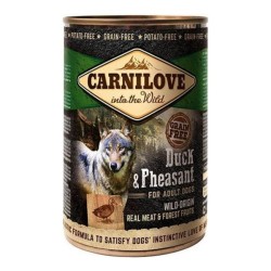 Carnilove chiens adultes pâtée canard et faisan 400gr