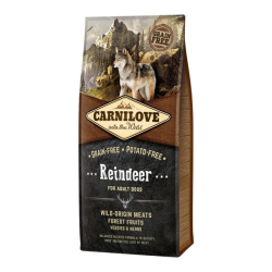Carnilove chiens adultes croquettes renne 12kg