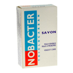 Nobacter Triclocarban savon peaux sensibles 100gr