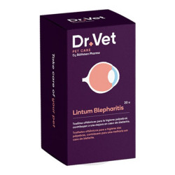 ArcaNatura Dr+ Vet Lintum Blepharitis chien et chat 20 lingettes ophtalmiques
