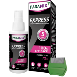 Paranix Express 5 min Lotion anti-poux 100ml + Peigne