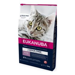 Eukanuba chaton croquettes saumon sans céréales 10kg