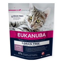Eukanuba chaton croquettes saumon sans céréales 400gr