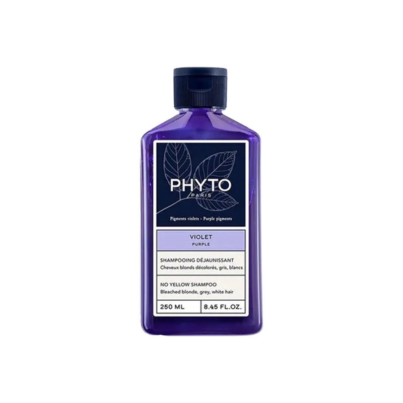 Phyto Violet Shampooing déjaunissant cheveux blonds décolorés 250ml