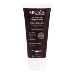 Argaïa gommage visage et corps argile blanche 100ml