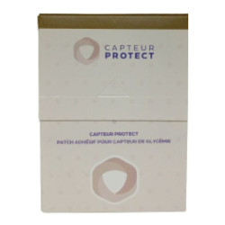 Capteur Protect lot de 4 patchs adhésifs marron